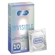 Durex Invisible Extra Moisturized 10 ks