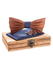 DREVENÝ VRECKOVÝ ŠEKOVÝ SET NAVY MODRÝ BAMBUSOVÝ DARČEK PRE NEHO DREVENÝ VRECKOVÝ ŠEKOVÝ SET NAVY MODRÝ BAMBUSOVÝ DARČEK PRE NEHO