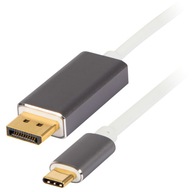 Kábel DisplayPort DP USB-C 8K 4K 3D 1,8 m Kábel DisplayPort DP USB-C 8K 4K 3D 1,8 m