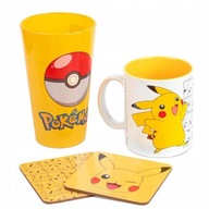 POKEMON PIKACHU DARČEKOVÝ SET HRNEK + SKLO + 2 X TANIER POKEMON PIKACHU DARČEKOVÝ SET HRNEK + SKLO + 2 X TANIER