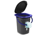 PRENOSNÉ TURISTICKÉ WC, WC VEDRO, 19L, námornícka modrá PRENOSNÉ TURISTICKÉ WC, WC VEDRO, 19L, námornícka modrá