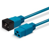IEC C19 C20 serverový predlžovací predlžovací kábel 1m IEC C19 C20 serverový predlžovací predlžovací kábel 1m