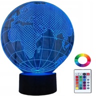 Darček pre nočnú lampu GLOBUS 3D Led Name Darček pre nočnú lampu GLOBUS 3D Led Name