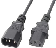 IEC C13 - C14 predlžovací kábel 5m PD Connex