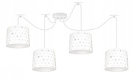 Spider Závesná lampa WHITE STARS 4 LED luster Spider Závesná lampa WHITE STARS 4 LED luster