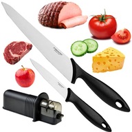 Sada 2 ks brúsnych kuchynských nožov FISKARS Essential Sada 2 ks brúsnych kuchynských nožov FISKARS Essential