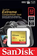 Karta SanDisk Compact Flash Extreme 32GB 120MB/s
