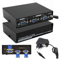 SPLITTER Klonovanie obrazu VGA 1x2 - 250MHz splitter video splitter SPLITTER Klonovanie obrazu VGA 1x2 - 250MHz splitter video splitter