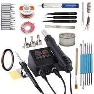 Sada 7 druhov spájkovacej stanice EU Plug 220V Sada 7 druhov spájkovacej stanice EU Plug 220V