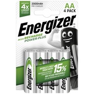 4x ENERGIZER Power Plus AA R6 HR6 NH15 batérie 1,2V 2000mAh 4x ENERGIZER Power Plus AA R6 HR6 NH15 batérie 1,2V 2000mAh