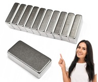 NEODYMIOVÉ magnety Doska 20x10x5 mm STRONG N42 pevná obdĺžniková tyč NEODYMIOVÉ magnety Doska 20x10x5 mm STRONG N42 pevná obdĺžniková tyč
