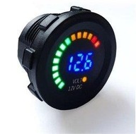 12V modrý LED voltmeter 12V modrý LED voltmeter