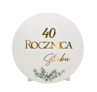 40. VÝROČIE SVADBY KOŁO XL súprava na dekoráciu bannerovej tabule 40. VÝROČIE SVADBY KOŁO XL súprava na dekoráciu bannerovej tabule