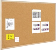 Korková tabuľa v drevenom ráme 80x50cm hnedá Korková tabuľa v drevenom ráme 80x50cm hnedá