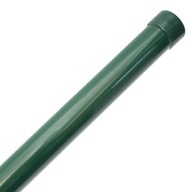 Plotový stĺpik 2 m zelený s uzáverom Ø42mm