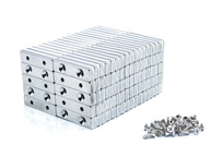 Dlaždice Neodymium magnet 40x10x4 s otvorom pre silnú skrutku + skrutky 10 ks. Dlaždice Neodymium magnet 40x10x4 s otvorom pre silnú skrutku + skrutky 10 ks.