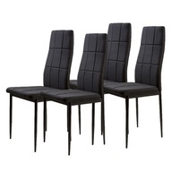 SET 4 čalúnených stoličiek do jedálne, obývačky, pohodlné, VYSOKÉ OPIERKO SET 4 čalúnených stoličiek do jedálne, obývačky, pohodlné, VYSOKÉ OPIERKO