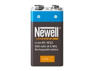 Batéria Newell 9V USB-C 500mAh Batéria Newell 9V USB-C 500mAh