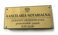 TABUĽKA na vzdialenosti NOTÁRSKY ÚRAD 60x30 TABUĽKA na vzdialenosti NOTÁRSKY ÚRAD 60x30