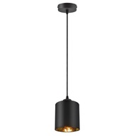 Závesná lampa Luster Stropné tienidlo čierne zlato Závesná lampa Luster Stropné tienidlo čierne zlato