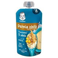 Gerber Kaša PLN 5 obilnín pre dojčatá 8 mesiacov 110 g