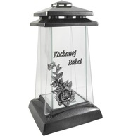 Kaplnková sviečka pre babku na babkin deň s venovaním pre milovanú babku, 31 cm Kaplnková sviečka pre babku na babkin deň s venovaním pre milovanú babku, 31 cm