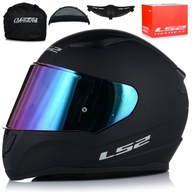 MOTOCYKLICKÁ PRILBA LS2 FF353 RAPID II MATNÁ ČIERNA SET + DÚHOVÉ ČELNÉ SKLO MOTOCYKLICKÁ PRILBA LS2 FF353 RAPID II MATNÁ ČIERNA SET + DÚHOVÉ ČELNÉ SKLO