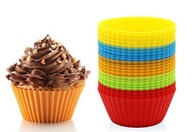 Silikónové formy na muffiny, sada, 50 ks Silikónové formy na muffiny, sada, 50 ks