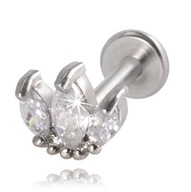 LABRET KORUNKOVÁ NÁUŠNICE HELIX TITANIUM G23 1,2/6 LABRET KORUNKOVÁ NÁUŠNICE HELIX TITANIUM G23 1,2/6