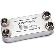 DOSKOVÝ VÝMENNÍK 22 platní 30kW 1'' DN25 - PROMAG POLSKÝ VÝROBCA DOSKOVÝ VÝMENNÍK 22 platní 30kW 1'' DN25 - PROMAG POLSKÝ VÝROBCA