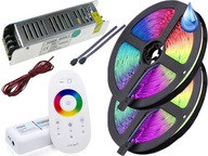 SET 10M 300LED RGB pásik BIELY Vodotesný 5050 SET 10M 300LED RGB pásik BIELY Vodotesný 5050