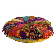 INDICKÝ VANKÚŠ NA JOGA MEDITÁCIA SEDAČKA PATCHWORK BOHO RUČNE VYROBENÉ INDICKÝ VANKÚŠ NA JOGA MEDITÁCIA SEDAČKA PATCHWORK BOHO RUČNE VYROBENÉ
