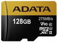 ADATA 128 GB micro SD XC 275 MB UHS-II V90 U3 ONE