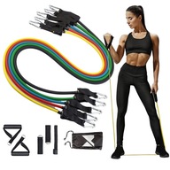 ODPOROVÉ GUMY NA CVIČENIE Tréningové expandéry FITNESS GUMY SADA 5 ODPOROV ODPOROVÉ GUMY NA CVIČENIE Tréningové expandéry FITNESS GUMY SADA 5 ODPOROV