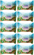 10x HAPPY FRESH VLHČENÉ Utierky BEZ ALKOHOLU 10x HAPPY FRESH VLHČENÉ Utierky BEZ ALKOHOLU