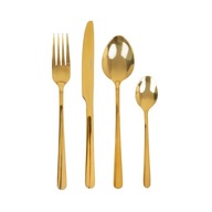 Súprava príborov LUGANO GOLD, 24 kusov, pre 6 osôb Súprava príborov LUGANO GOLD, 24 kusov, pre 6 osôb