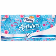 Toaletný papier Foxy Artistico ružový 8 roliek