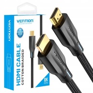 VENTION DRÔTOVÝ PRIPOJOVACÍ KÁBEL HDMI 2.1 4K 8K 144HZ HD PRE TV 2M VENTION DRÔTOVÝ PRIPOJOVACÍ KÁBEL HDMI 2.1 4K 8K 144HZ HD PRE TV 2M