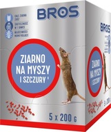Zrno pre myši a potkany BROS 1kg (5x200g)