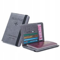 Kožené puzdro na pas RFID Card Pack Grey Kožené puzdro na pas RFID Card Pack Grey