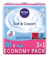 NIVEA BABY JEMNÉ & KRÉMOVÉ Utierky 4X63 KUSOV NIVEA BABY JEMNÉ & KRÉMOVÉ Utierky 4X63 KUSOV