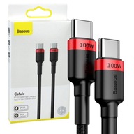 Kábel USB-C / USB-C, Baseus Cafule, 5A, 100W, 2m Kábel USB-C / USB-C, Baseus Cafule, 5A, 100W, 2m