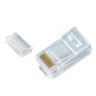 UTP RJ45 zástrčka pre káble cat.6 - 10 ks UTP RJ45 zástrčka pre káble cat.6 - 10 ks