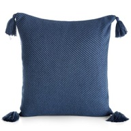 Námornícka modrá obliečka na vankúš 45X45 BOHO so štruktúrovaným vzorom Námornícka modrá obliečka na vankúš 45X45 BOHO so štruktúrovaným vzorom