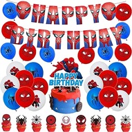 NARODENINOVÁ SÚPRAVA SPIDER MAN, BALÓNOVÉ OZDOBY NARODENINOVÁ SÚPRAVA SPIDER MAN, BALÓNOVÉ OZDOBY