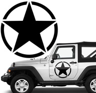 NÁLEPKA na auto STAR JEEP 60x60cm 2 kusy NÁLEPKA na auto STAR JEEP 60x60cm 2 kusy