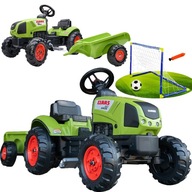 FALK Traktor Claas Pedál s prívesom + WOOPIE