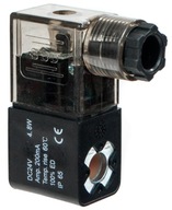 Solenoidová cievka s 24V DC LED konektorom