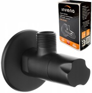 ČIERNY rohový ventil s KERAMICKOU hlavicou 1/2X3/8" Invena ČIERNY rohový ventil s KERAMICKOU hlavicou 1/2X3/8" Invena