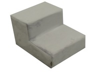 Schody na pohovku, šírka 40 cm, sivý zamat Schody na pohovku, šírka 40 cm, sivý zamat